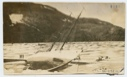 Image of Bowdoin on the rocks (N.B. Bowdoin frozen in for a year - difficulty getting out